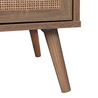 Foto 8 | Mueble De TV Top Living Vigan con Estantes Y Puertas De Ratán Natural