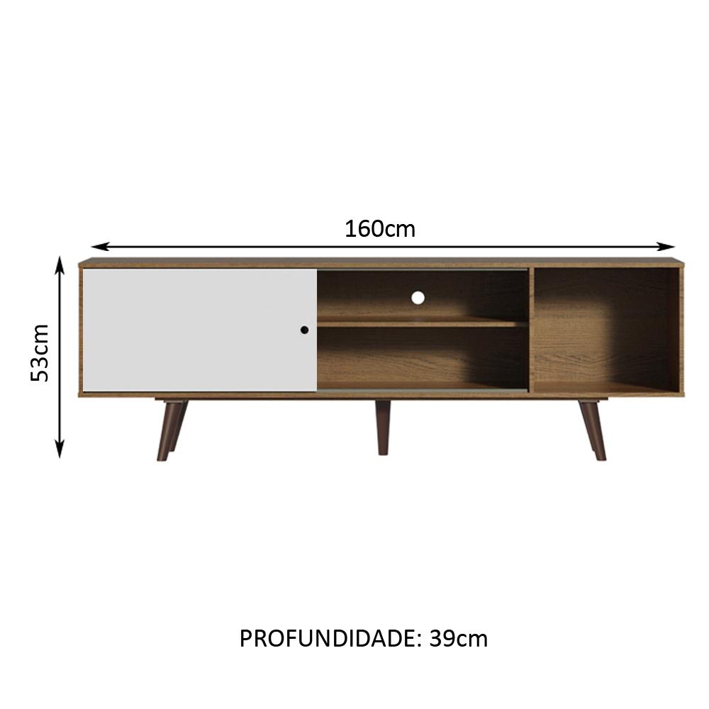 Foto 3 | Mueble Mesa Para Tv Rack Madesa Dubai Hasta 65'' Mb