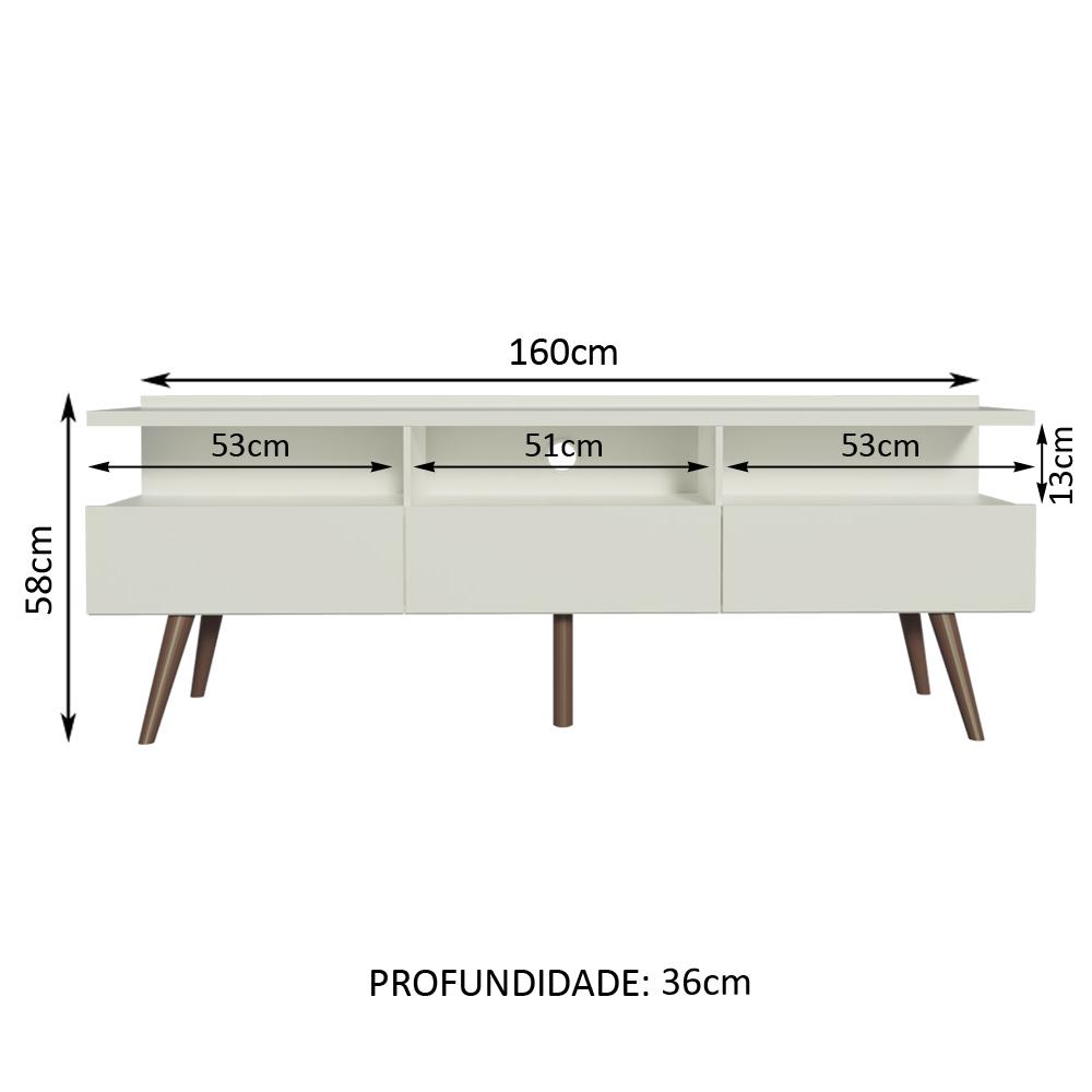 Foto 4 pulgar | Mueble Mesa Para Tv Rack Madesa Con Pies Bm