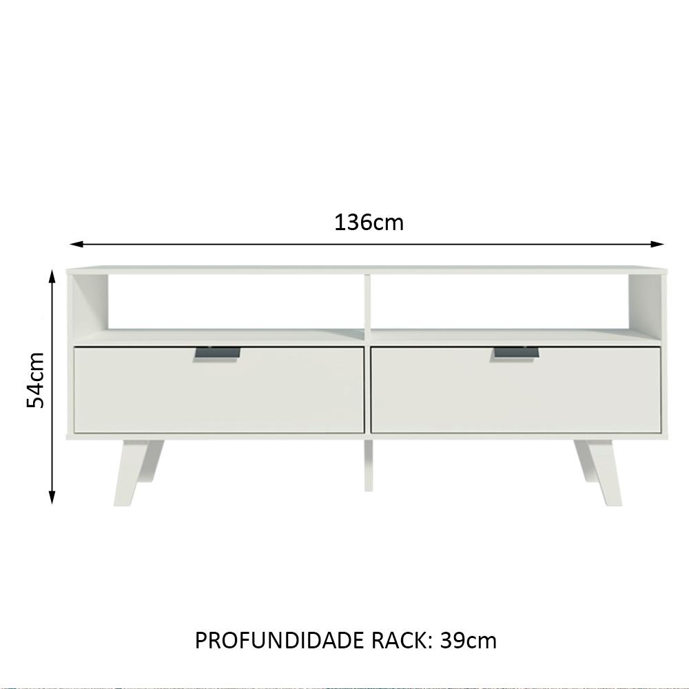 Foto 4 pulgar | Mueble Mesa Para Tv Rack Madesa Oslo Hasta 55'' Bb