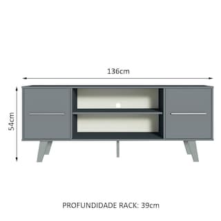 Foto 3 | Mesa para Tv Madesa Gris