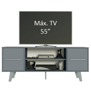Foto 4 | Mesa para Tv Madesa Gris