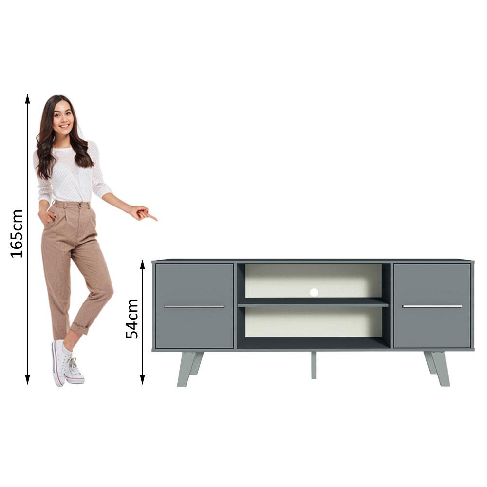 Foto 7 pulgar | Mesa para Tv Madesa Gris