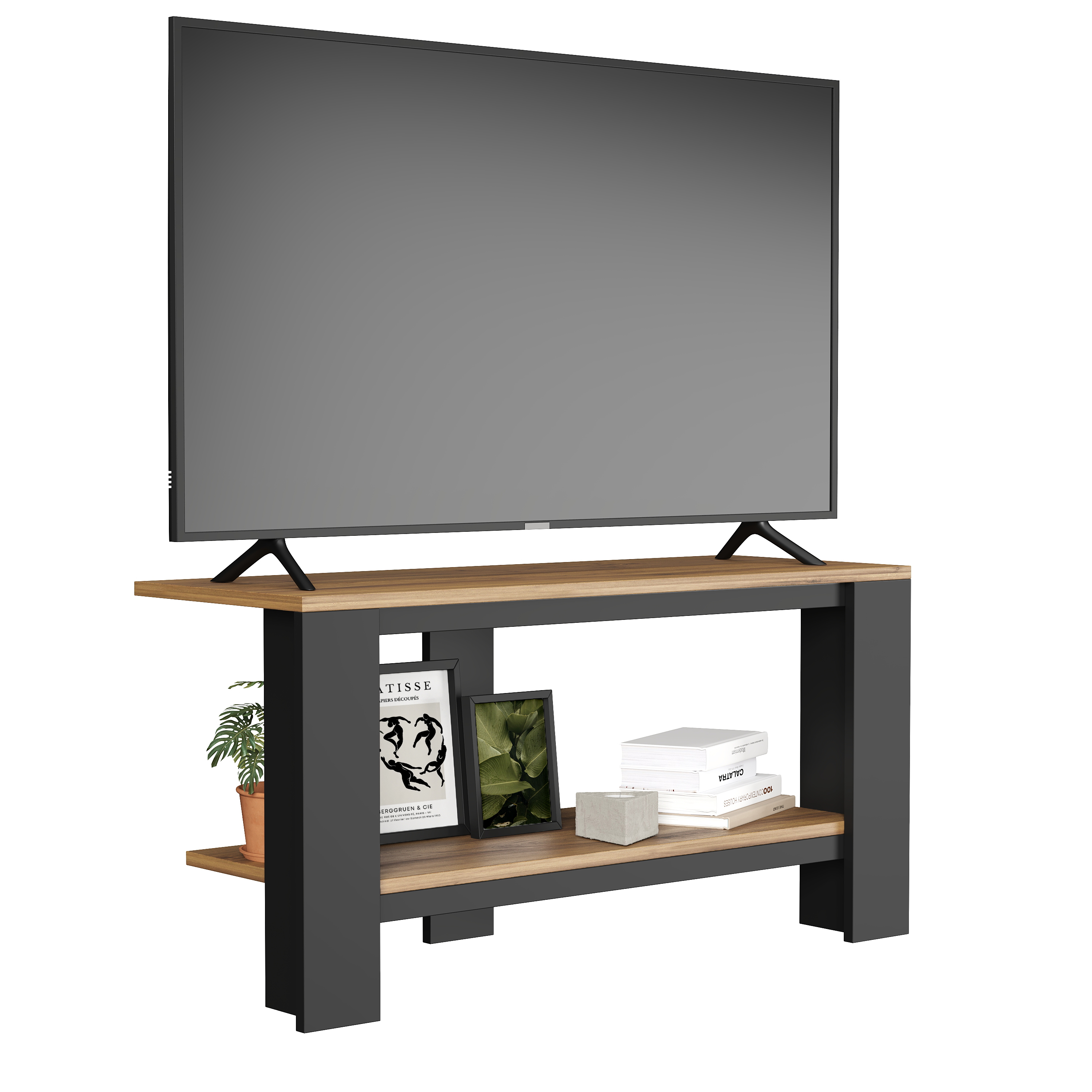 Foto 2 pulgar | Mueble De Tv Frame, Moru, Latte