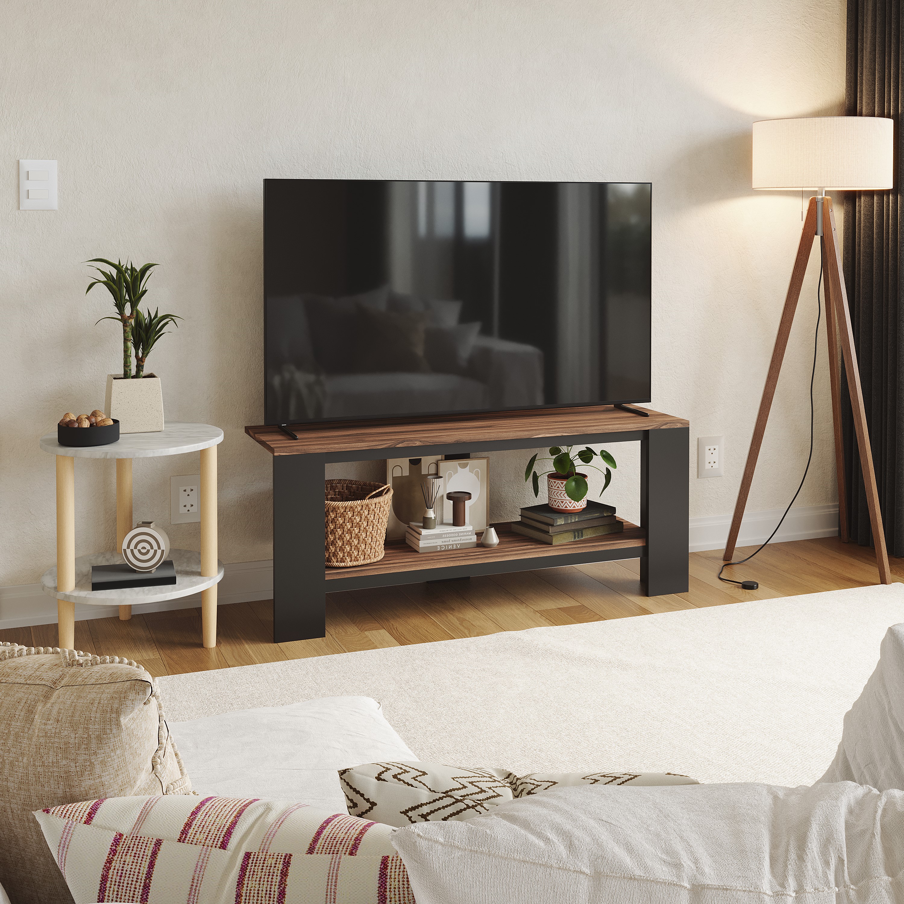 Foto 5 pulgar | Mueble De Tv Frame, Moru, Latte