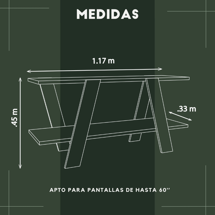Foto 7 pulgar | Mueble De Tv Rack, Moru, Latte