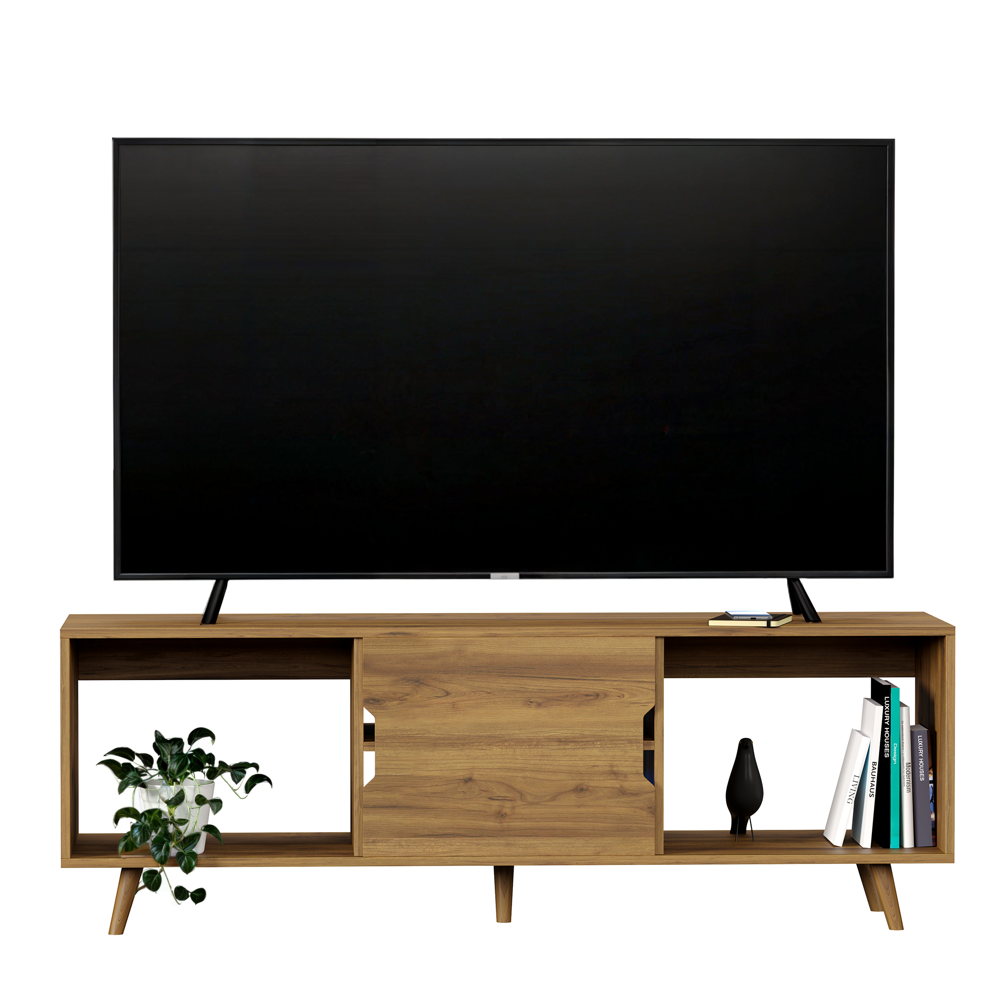 Foto 3 pulgar | Mueble De Tv Prime, Moru, Latte