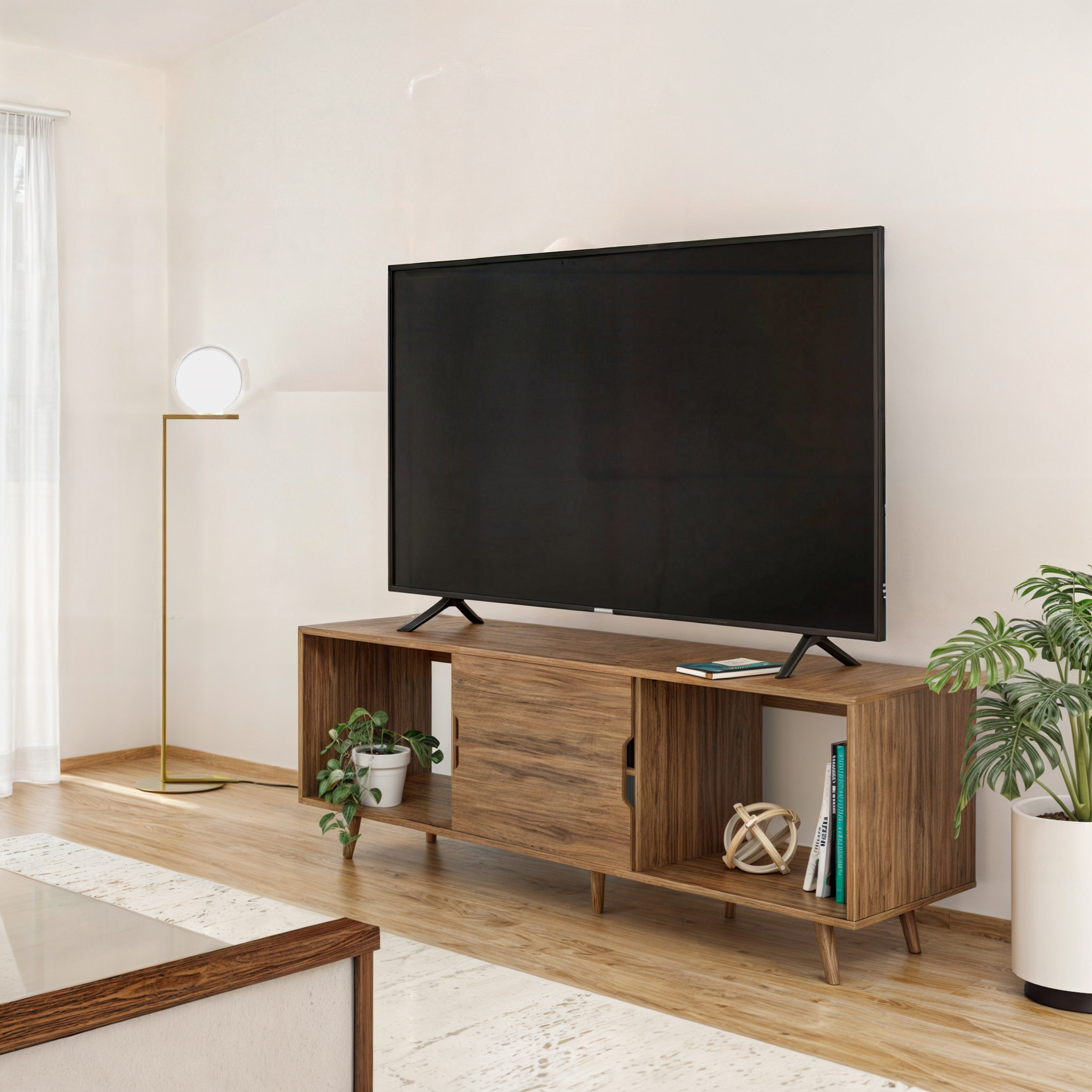 Foto 5 pulgar | Mueble De Tv Prime, Moru, Latte