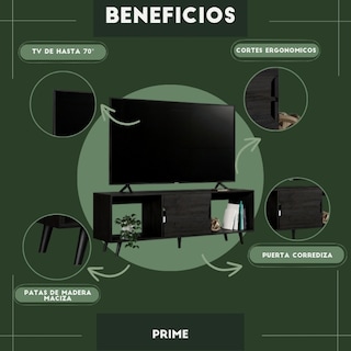 Foto 5 | Mueble De Tv Prime, Moru, Anahuac