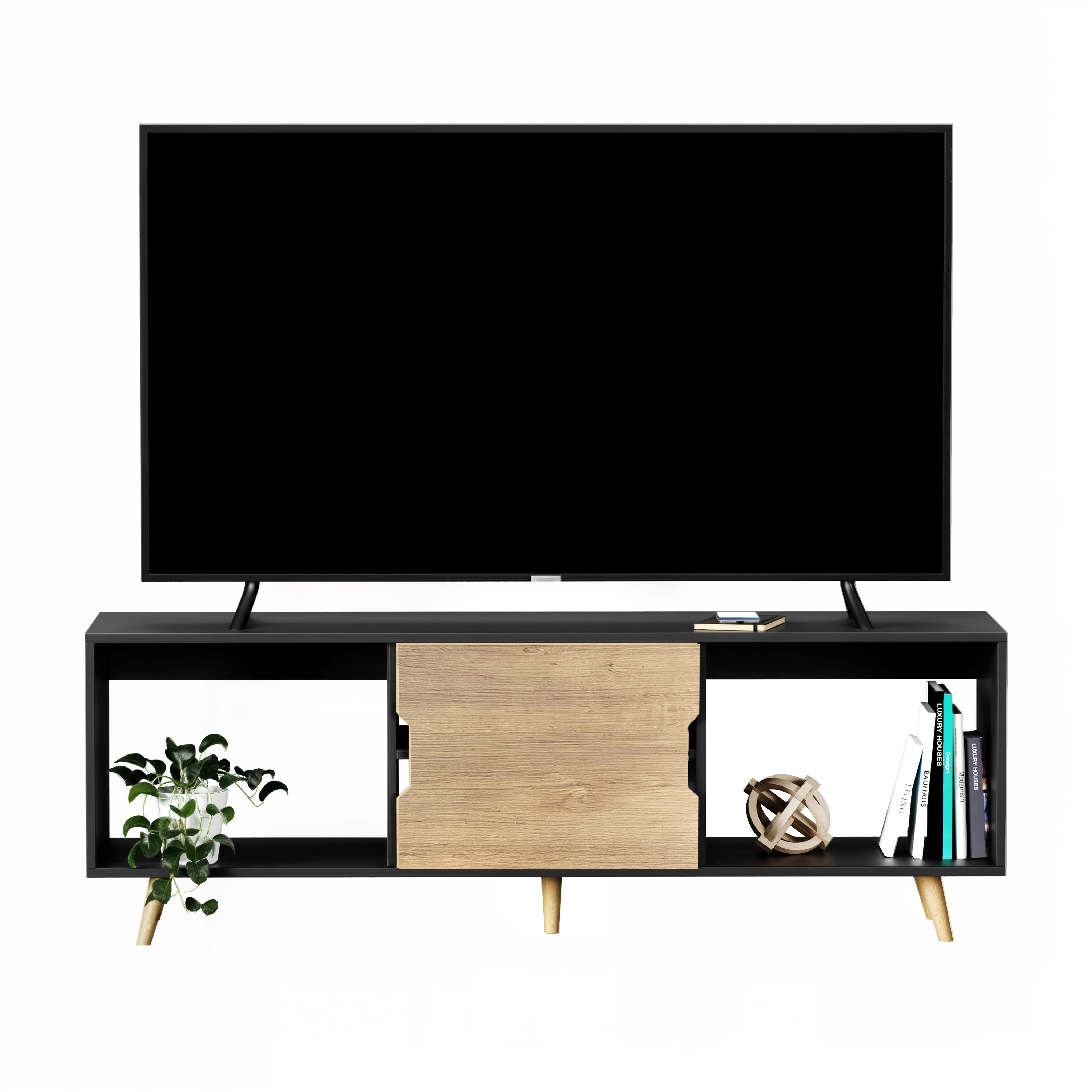 Foto 3 pulgar | Mueble De Tv Prime, Moru, Negro