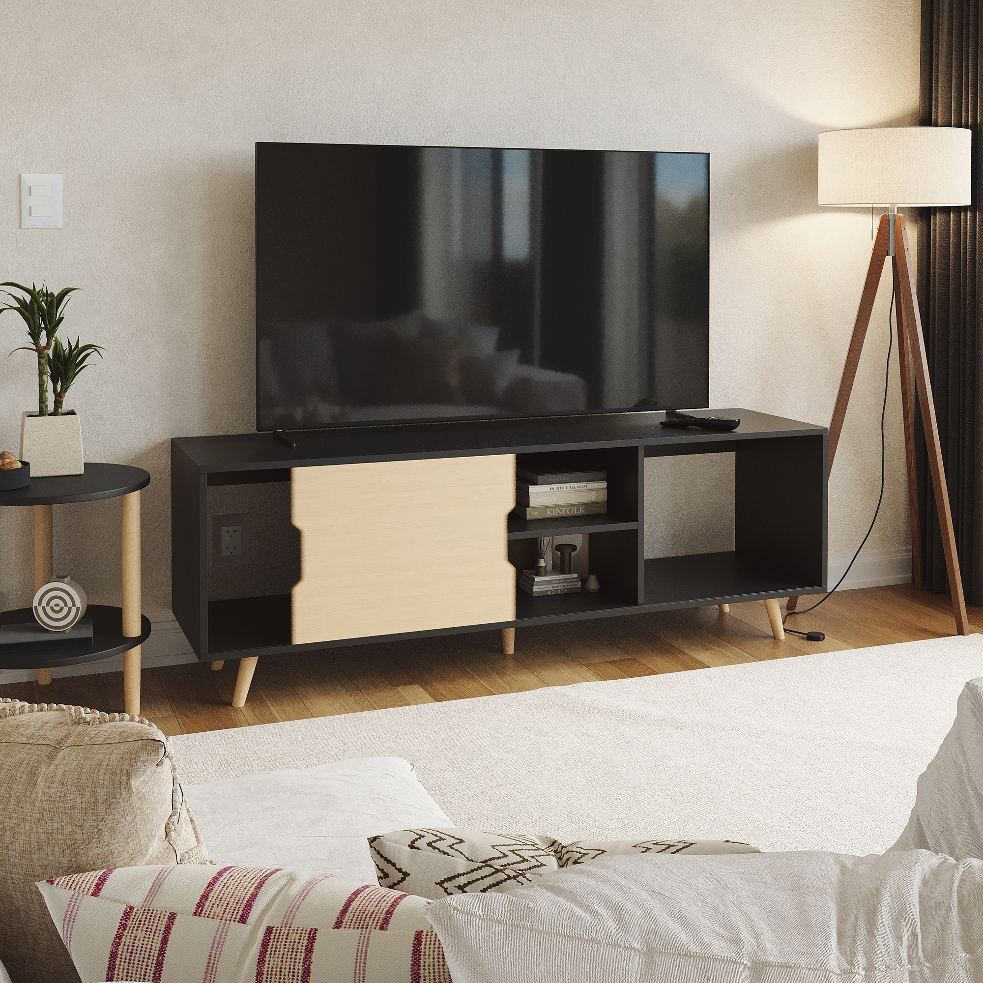 Foto 5 | Mueble De Tv Prime, Moru, Negro