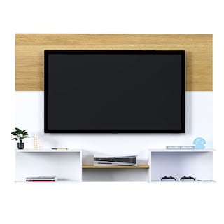 Foto 2 | Mueble De Tv Panel Dúo, Moru, Blanco Y Roble