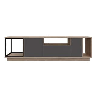 Foto 4 | Mesa Tv Cubo Maderkit Color Rovere/plomo
