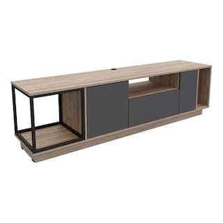 Foto 6 | Mesa Tv Cubo Maderkit Color Rovere/plomo