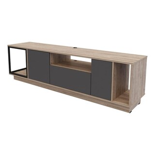 Foto 7 | Mesa Tv Cubo Maderkit Color Rovere/plomo