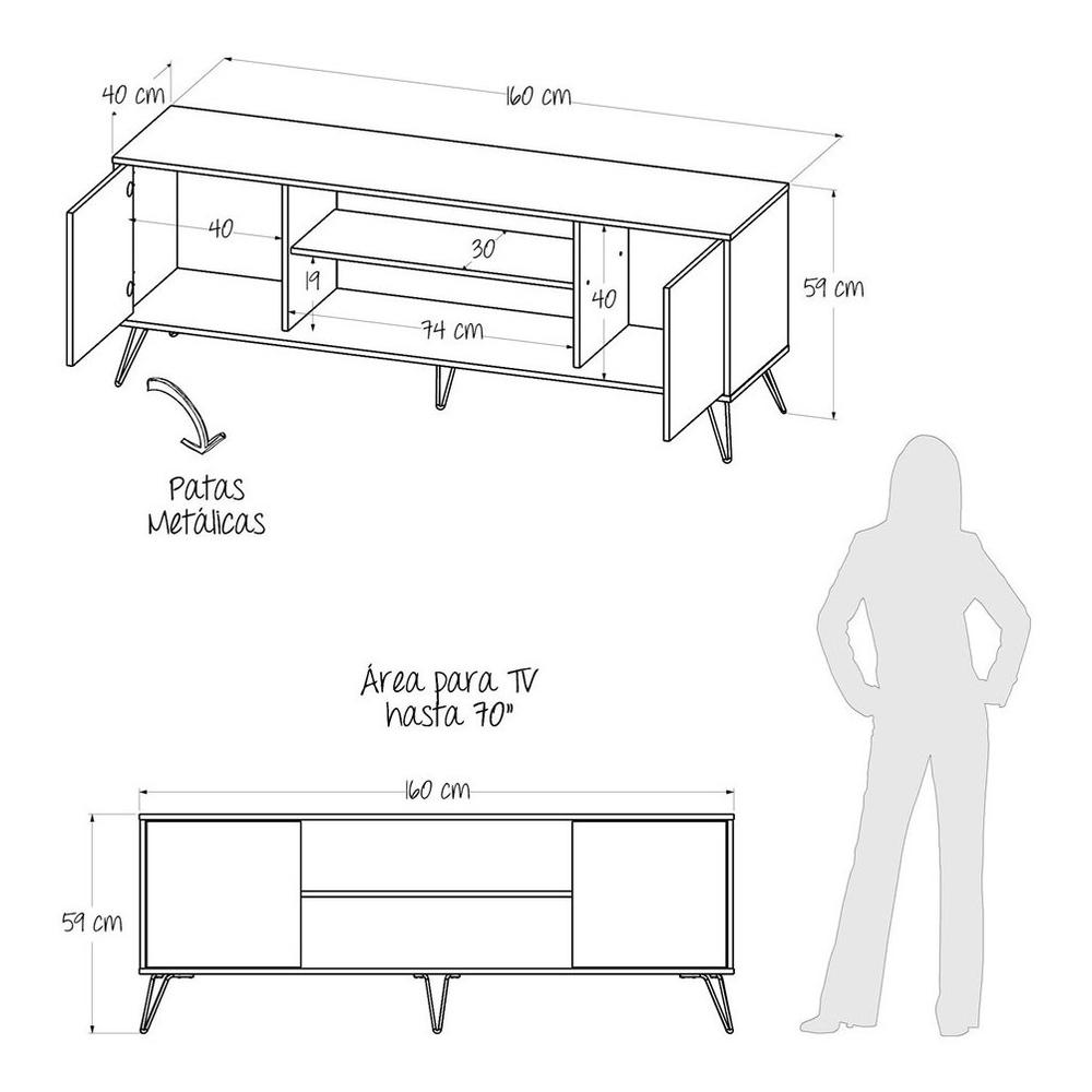 Foto 4 | Mesa De Tv Urban