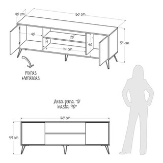Foto 4 | Mesa De Tv Urban