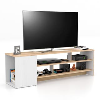 Foto 1 | Mesa Flat Maderkit Color Duna/blanco