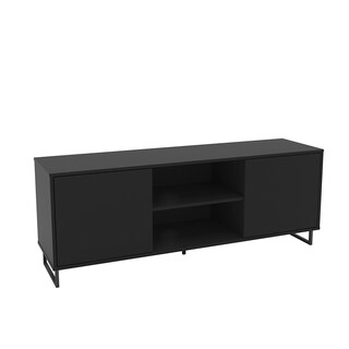 Foto 2 | Mesa Para Televisión Mobi Aguamarina Negro