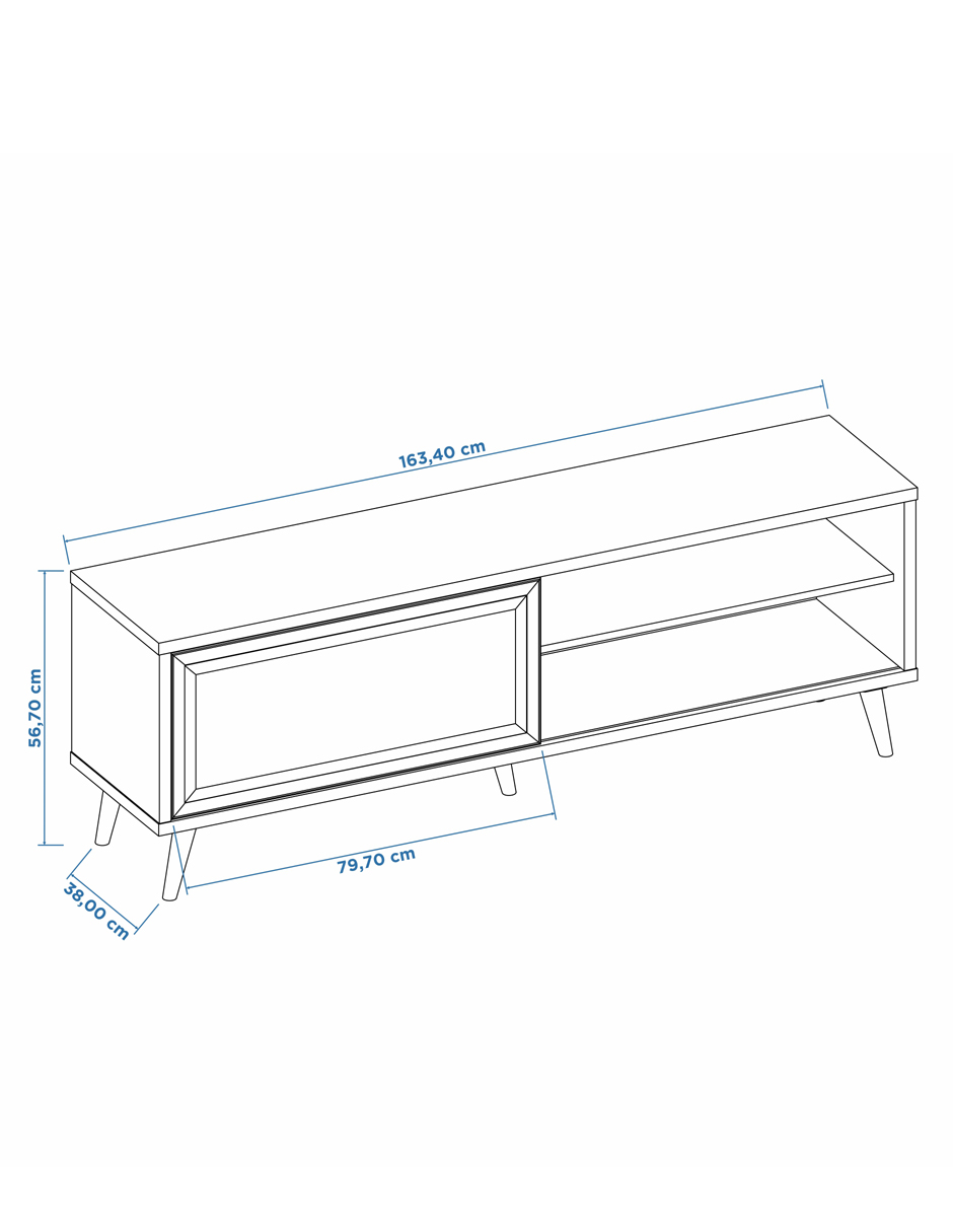 Foto 7 pulgar | Mueble para Tv Skal Living 60 Pulgadas