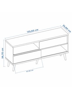 Foto 5 | Mueble para Tv Skal Living 50 Pulgadas con Puerta Corrediza