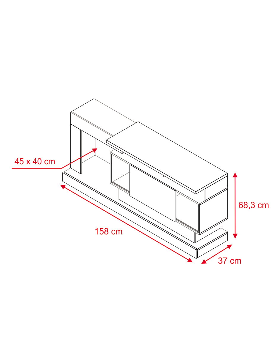 Foto 5 pulgar | Mueble para Tv Skal Living 55 Pulgadas