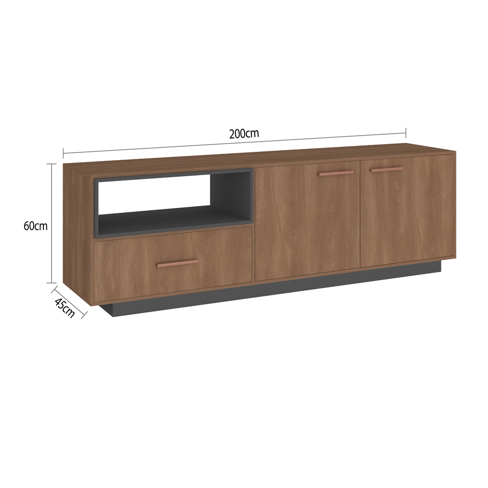 Foto 6 pulgar | Mueble para TV de Hasta 85 Pulgadas Skal Living Marrón