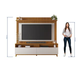 Foto 7 | Mueble Para Tv Skal 65'' Rack + Panel Freijo/blanco