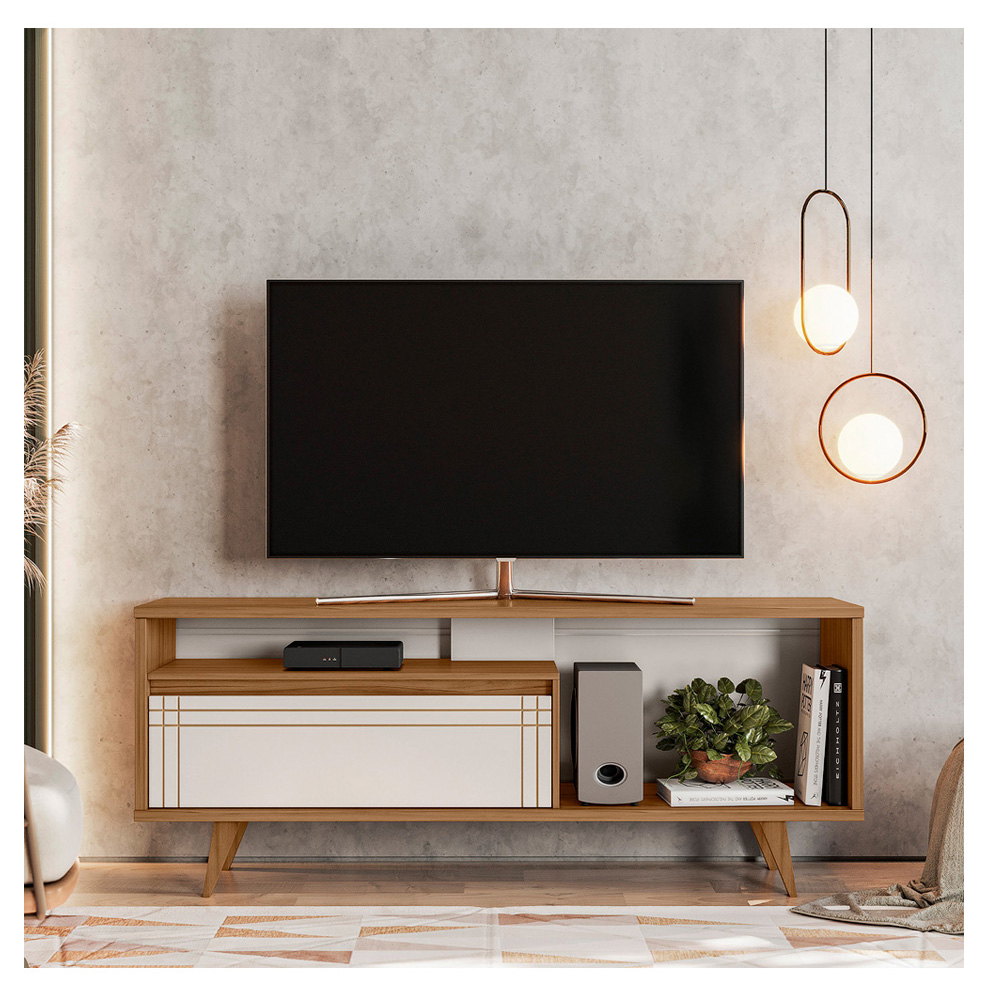 Foto 5 pulgar | Rack de TV Skal NT 1285 Blanco