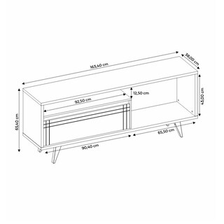 Foto 8 | Rack de TV Skal NT 1285 Blanco