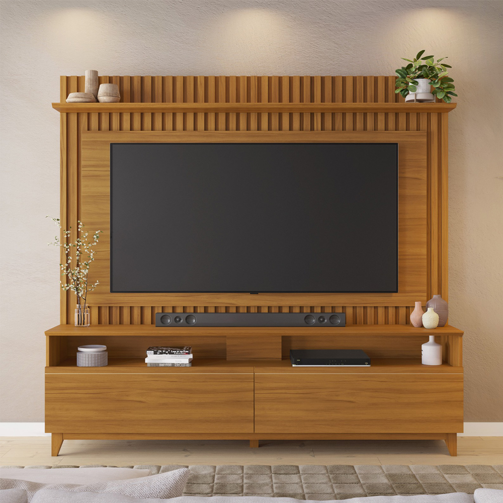 Foto 2 | Mueble Para Tv 65'' Rack + Panel N1340 Freijo