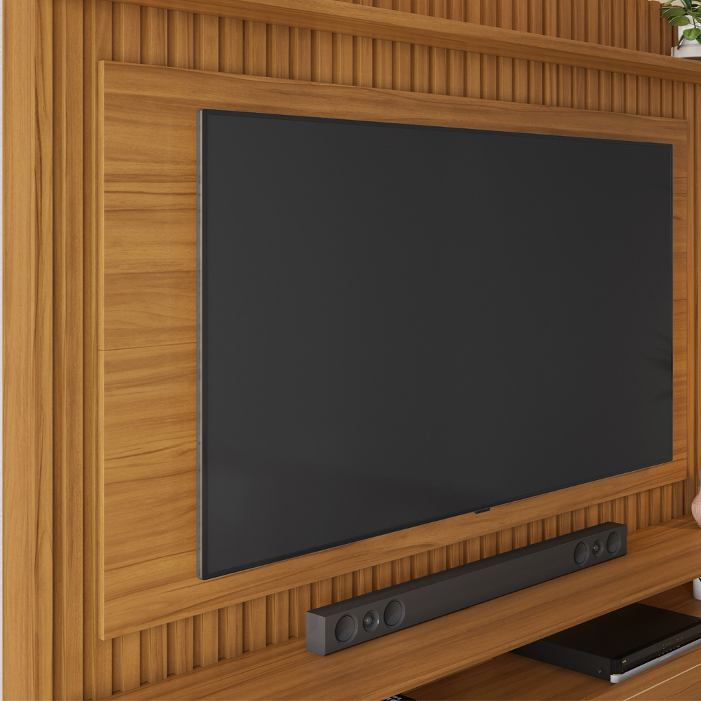 Foto 4 pulgar | Mueble Para Tv 65'' Rack + Panel N1340 Freijo