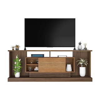 Foto 1 | Mueble Para Tv De 70'' Nogal C/puerta Corrediza Nt1140