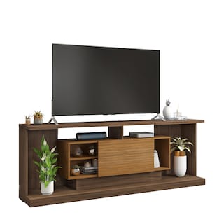 Foto 2 | Mueble Para Tv De 70'' Nogal C/puerta Corrediza Nt1140