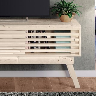 Foto 4 | Mueble Rack 1.5 Elegante Para Tv Hasta 65” Mármol/blanco