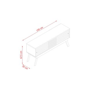 Foto 5 | Mueble Rack 1.5 Elegante Para Tv Hasta 65” Mármol/blanco