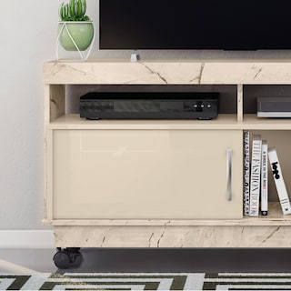 Foto 4 | Mueble Rack Artur Compacto Tv Hasta 50'' Mármol/blanco