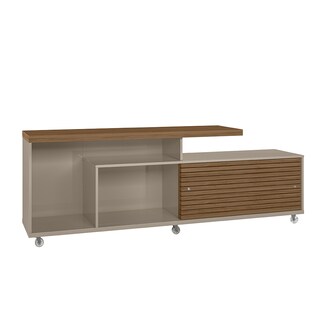 Foto 2 | Mueble Rack Cruzado 2 Puertas Para Tv Hasta 65” Fendi/natural