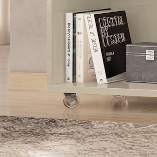 Foto 5 | Mueble Rack Cruzado 2 Puertas Para Tv Hasta 65” Mármol/blanco