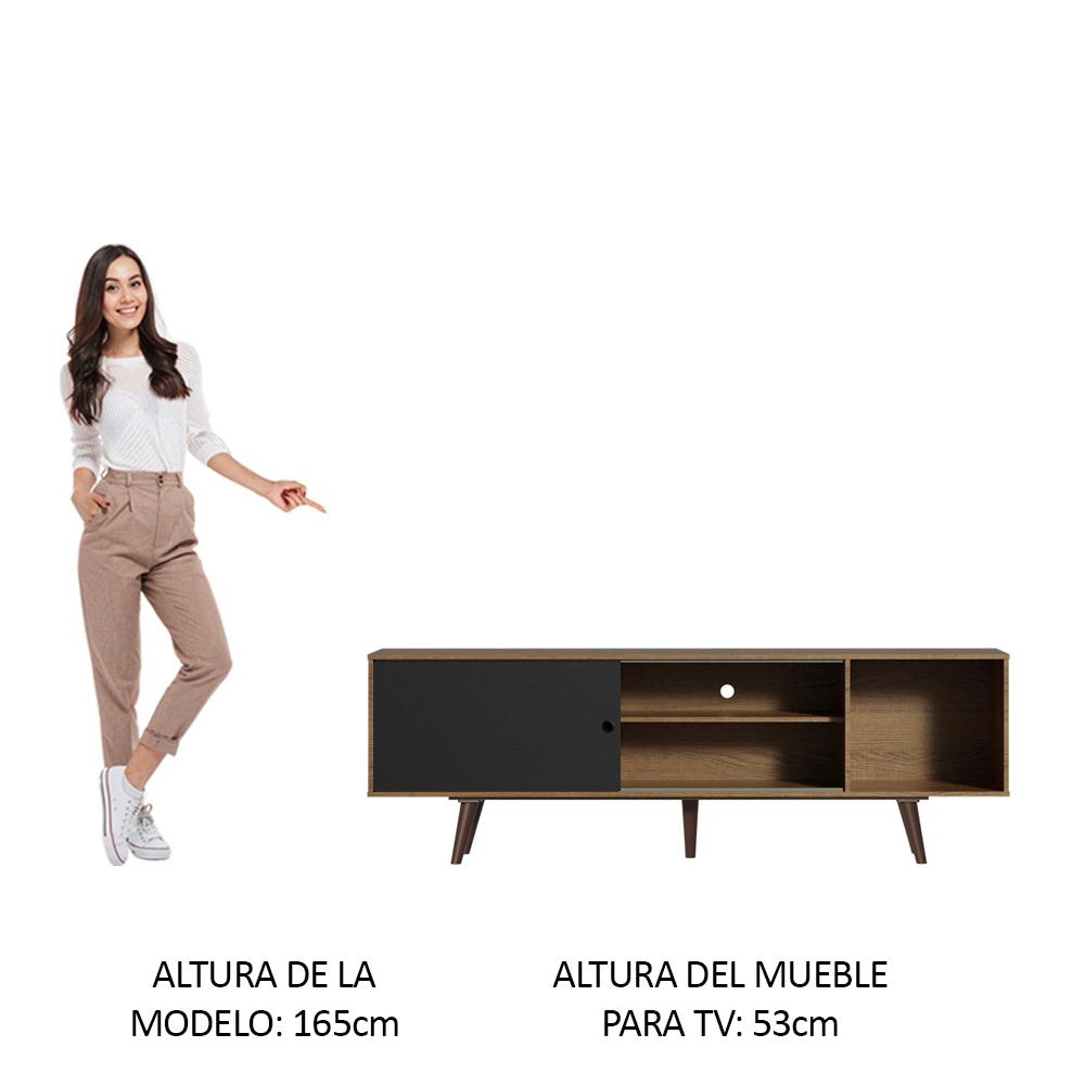 Foto 8 pulgar | Mueble Mesa Para Tv Rack Madesa 6024 Marrón