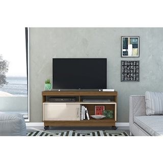 Foto 3 | Mueble Rack Artur Compacto Tv Hasta 50'' Natural/blanco