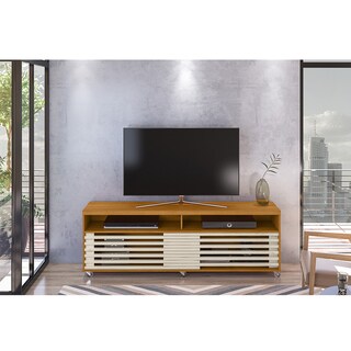 Foto 3 | Mueble Rack 2 Puertas Y Nicho Tv Hasta 65” Cinamomo/blanco