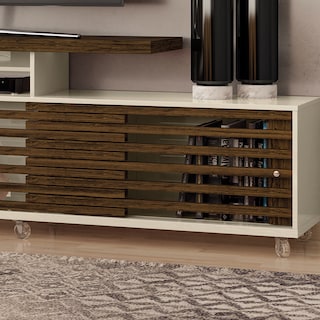 Foto 4 | Mueble Rack Cruzado 2 Puertas Para Tv Hasta 65” Blanco/savana