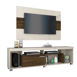 Foto 1 | Combo de Rack y Panel TV hasta 65'' Blanco Salvania