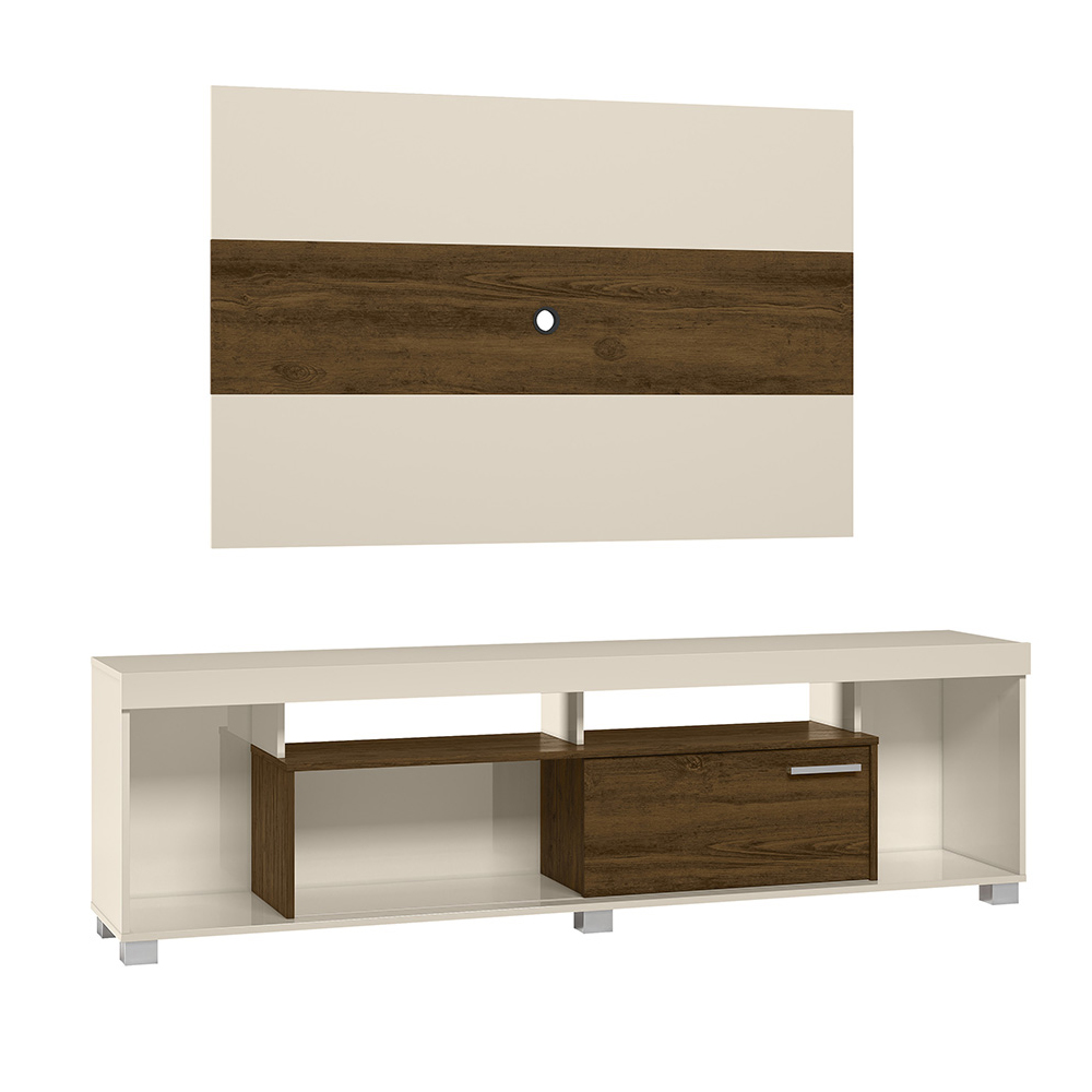 Foto 2 | Combo de Rack y Panel TV hasta 65'' Blanco Salvania