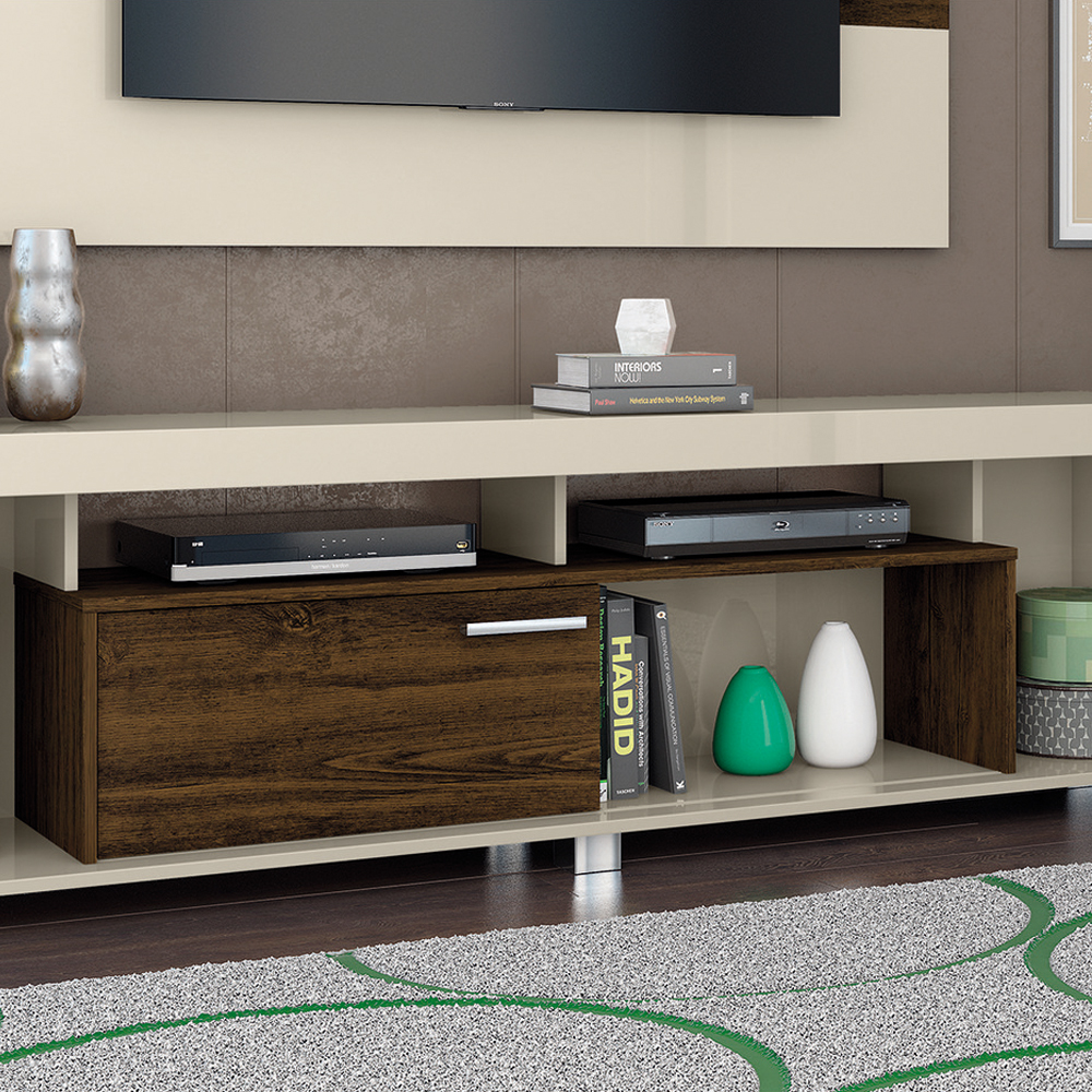 Foto 5 pulgar | Combo de Rack y Panel TV hasta 65'' Blanco Salvania