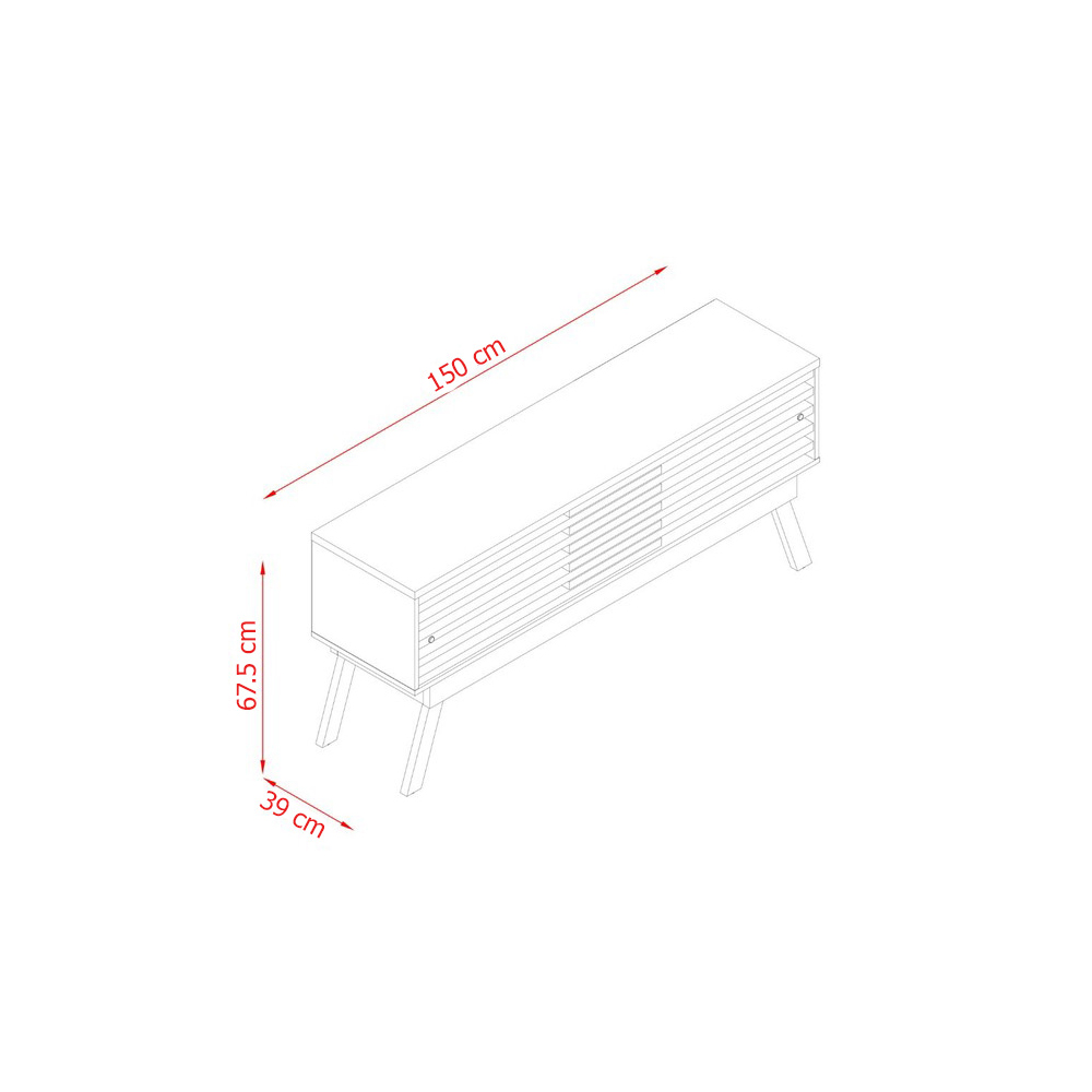 Foto 6 | Mueble Rack 1.5 Elegante para TV Hasta 65"