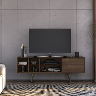 Foto 2 | Mueble para TV Turquía Mumbai Hasta 60'' con Puerta Batiente y Pies Retro