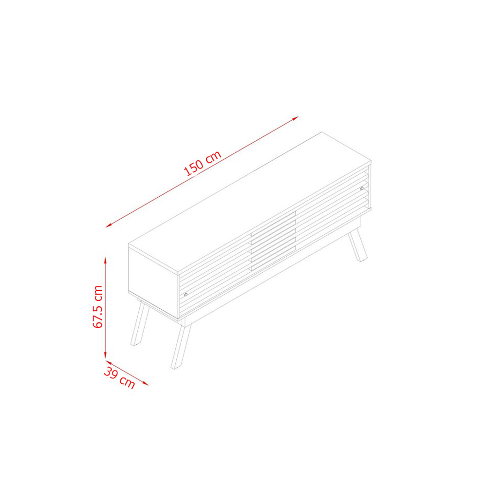Foto 6 pulgar | Mueble Rack 1.5 para Tv Hasta 65” Darady Cinamomo