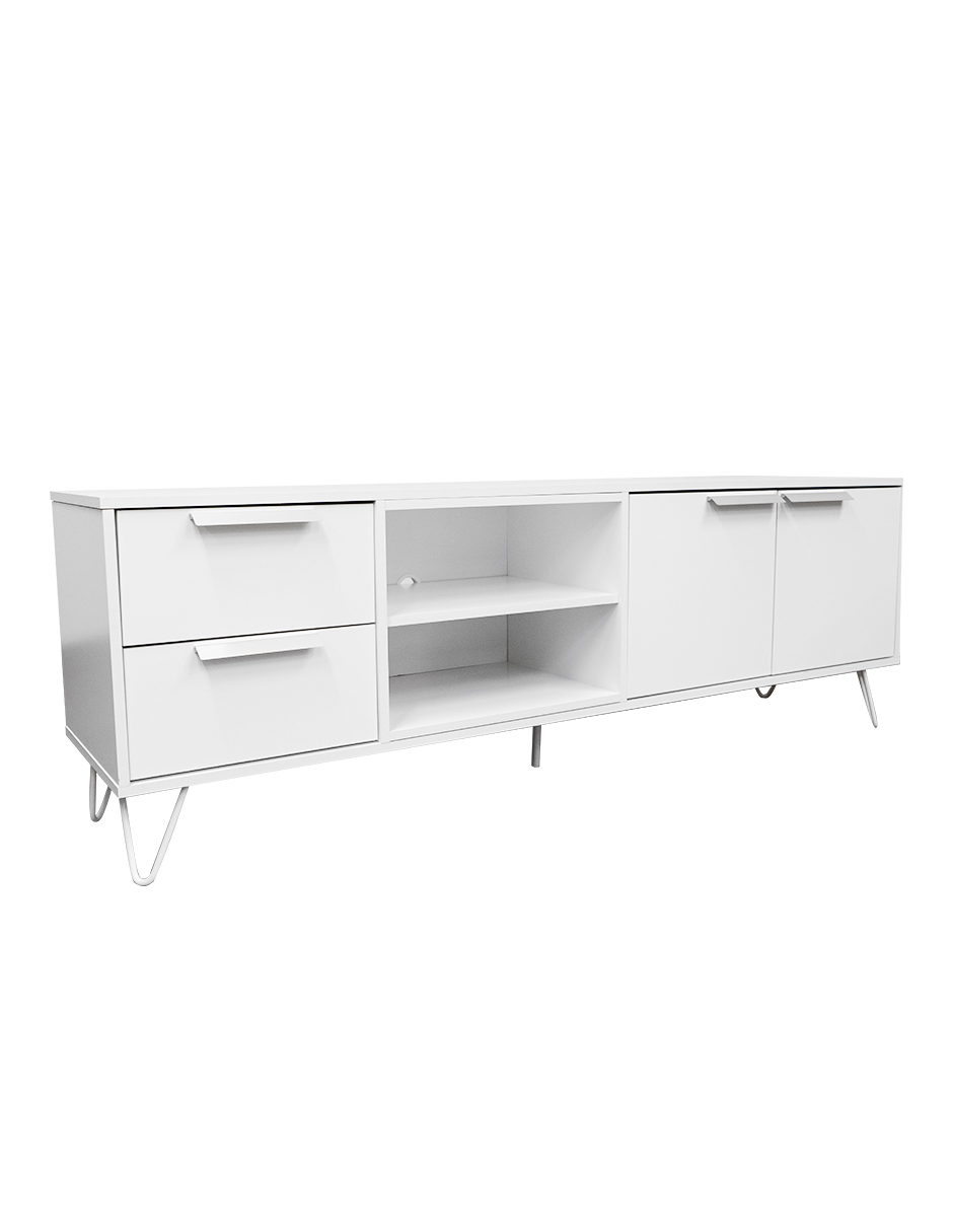 Foto 3 | Mesa Tv Mobi Selenita Blanco